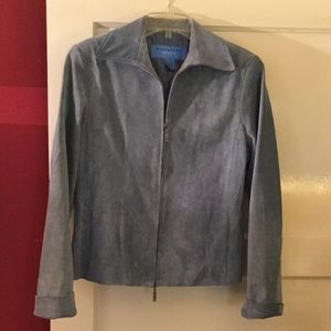 Doncaster Sport Blue Leather Jacket